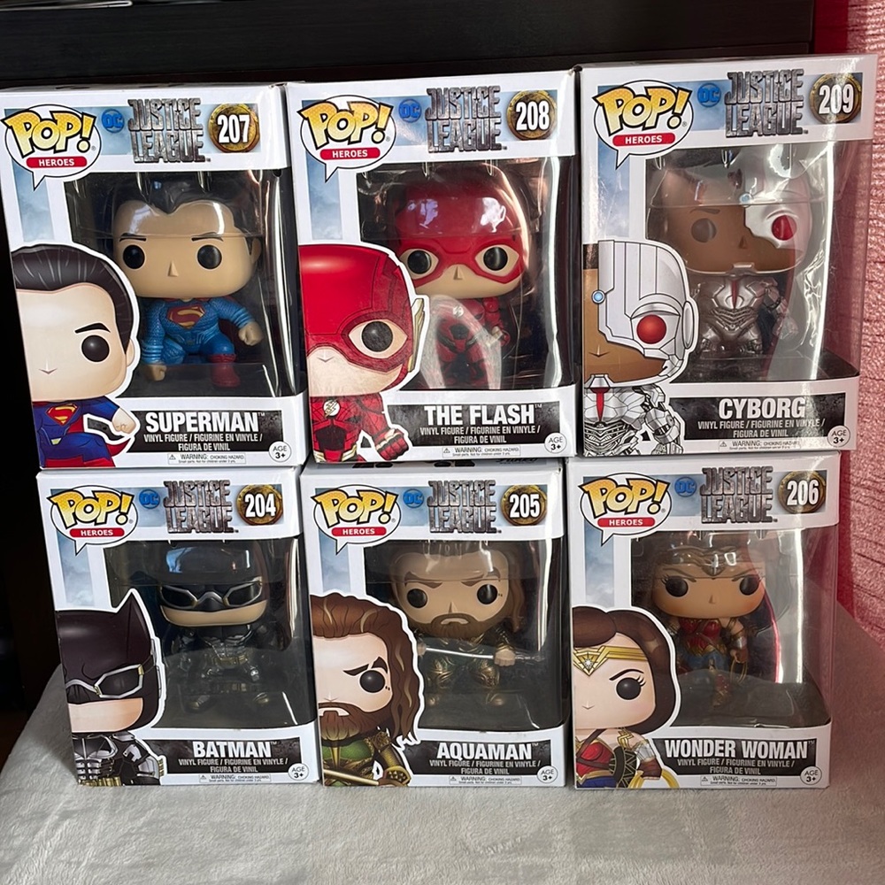 Justice League Funko Pops